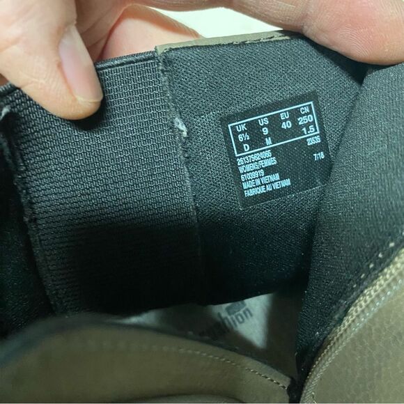 CLARKS CloudSteppers Sillian Ankle tan round toe flat zip up comfort boots 9 - Picture 11 of 13